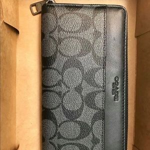 Brand new black coach wallet